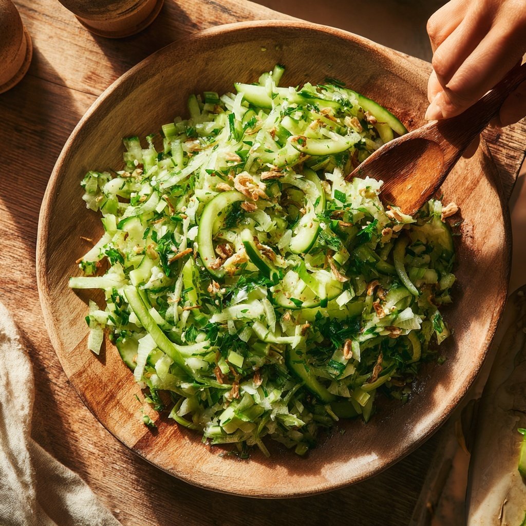 Celery Salad With Cucumber