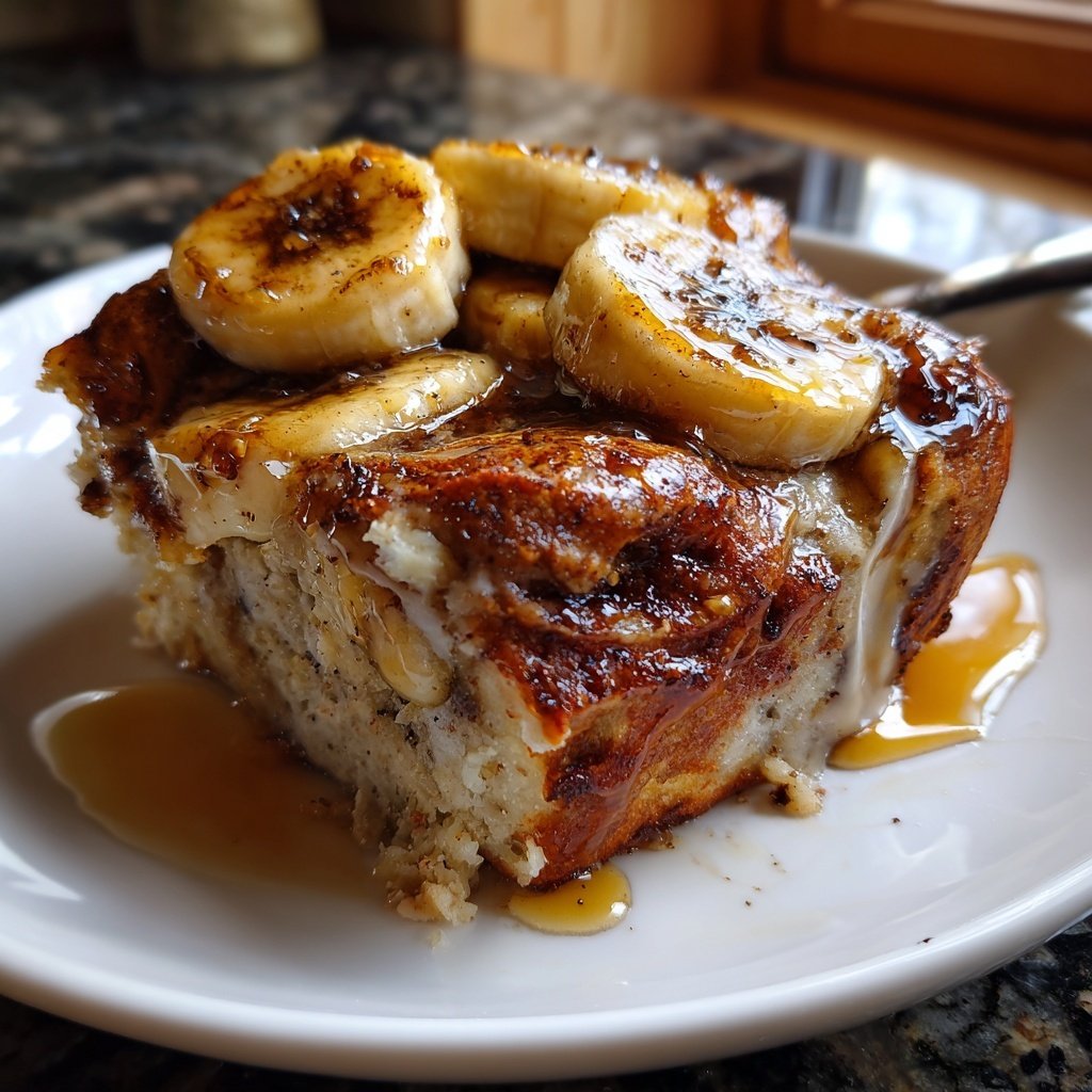 Cinnamon Banana Yogurt Bake