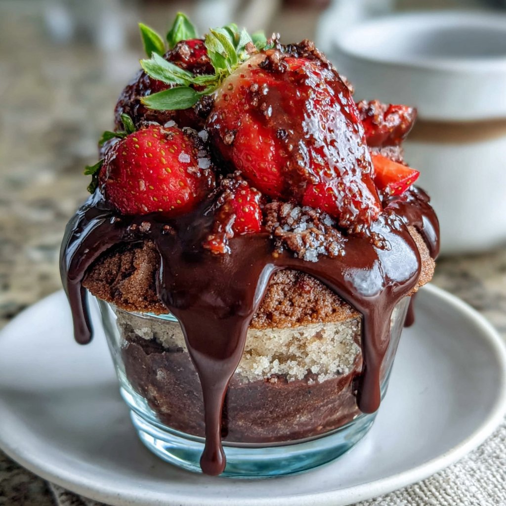 Dubai Chocolate Strawberry Cup Dessert Idea