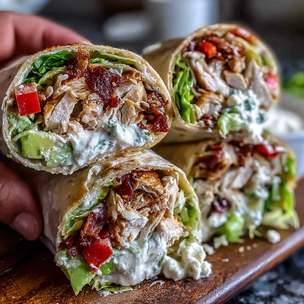 Rotisserie Chicken And Veggie Wraps