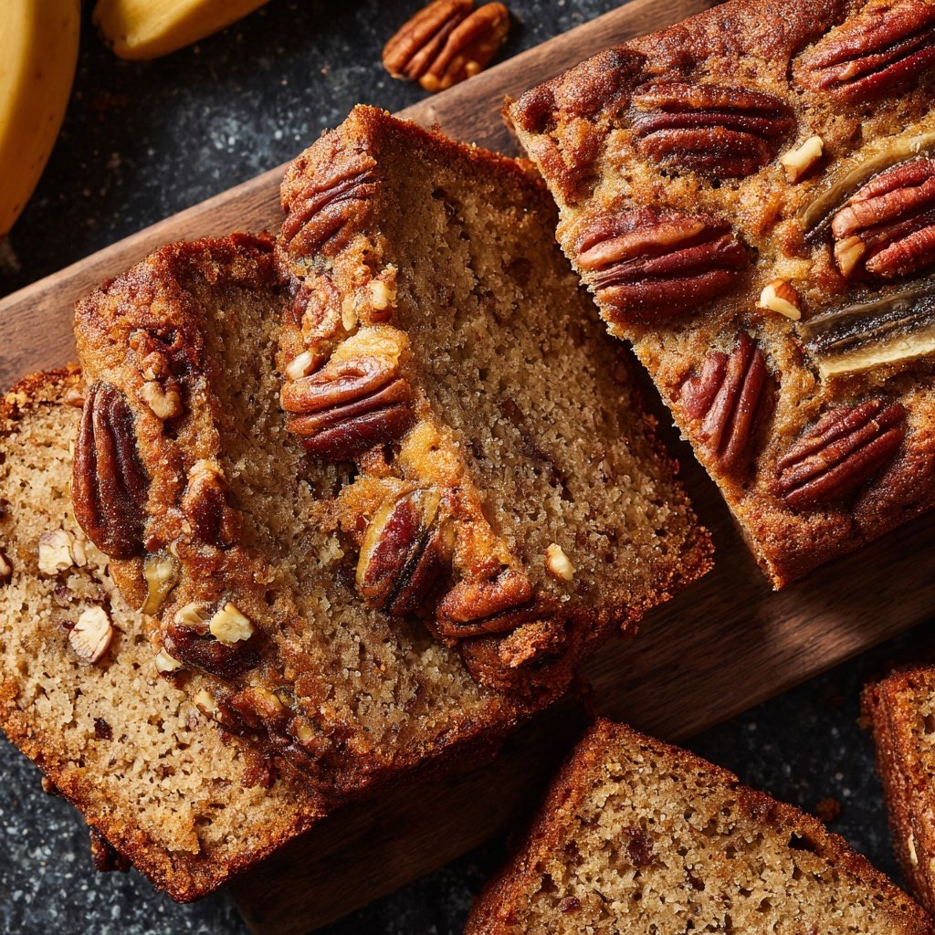 Banana Bread with Pecans Recipe