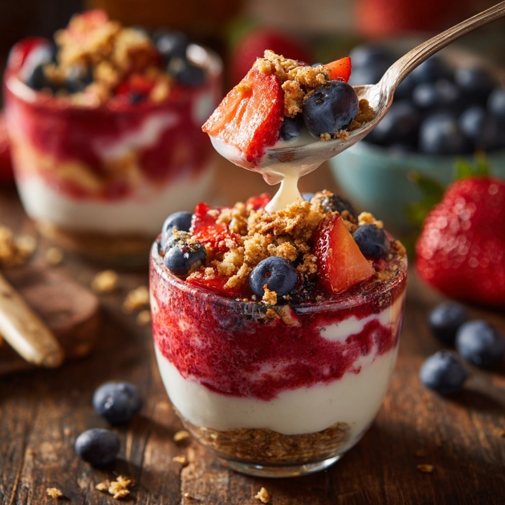 Berry Chia Yogurt Breakfast Cups