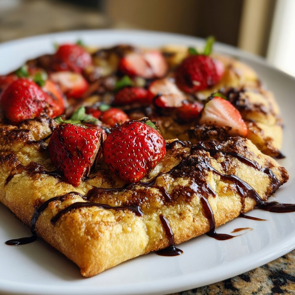 Flatbread with Strawberries and Balsamic