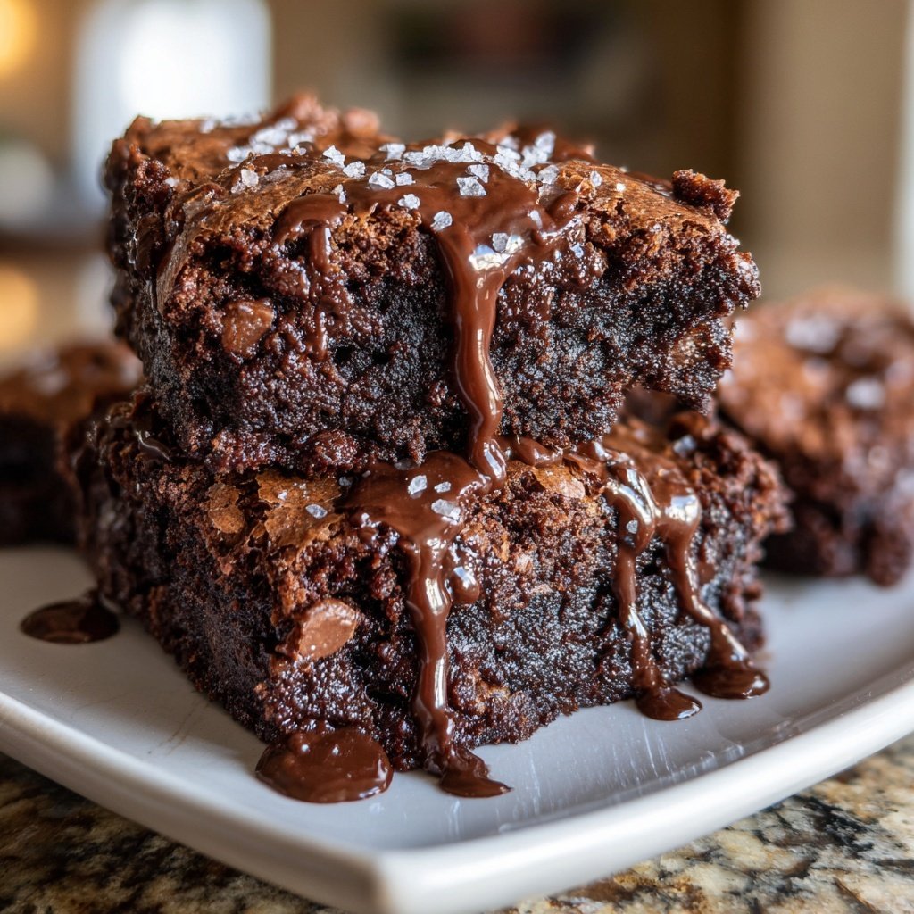 Chewy Brownies With Sourdough Discard