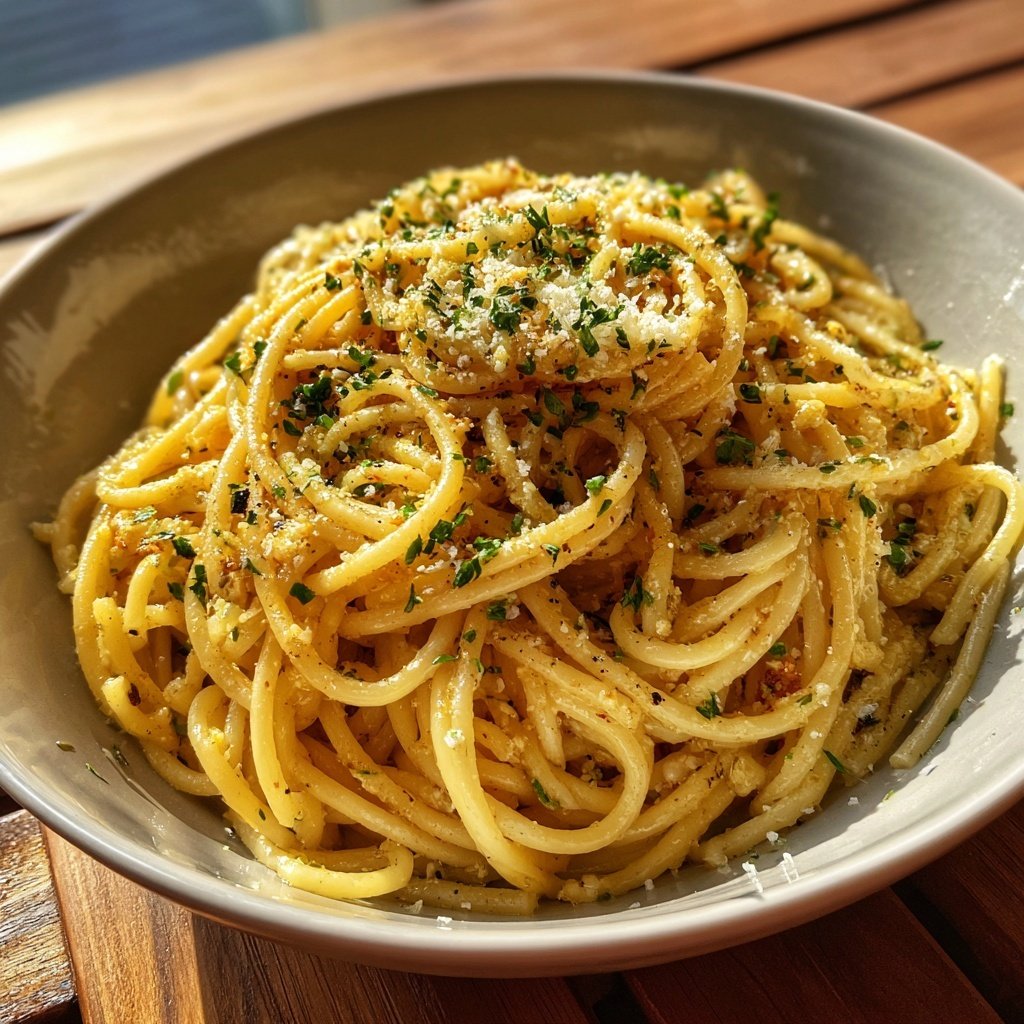 Easy Garlic Butter Pasta Dinner
