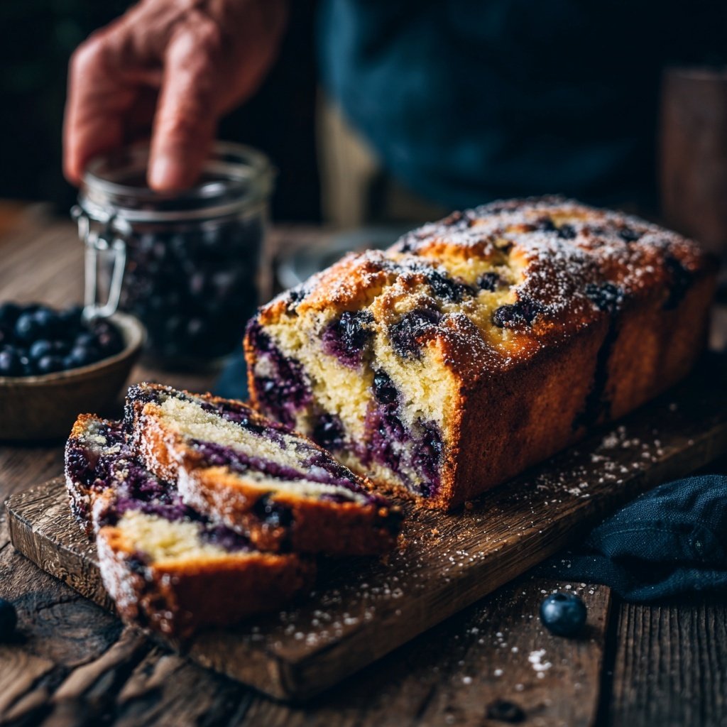 Lemon Blueberry Rustic Bread