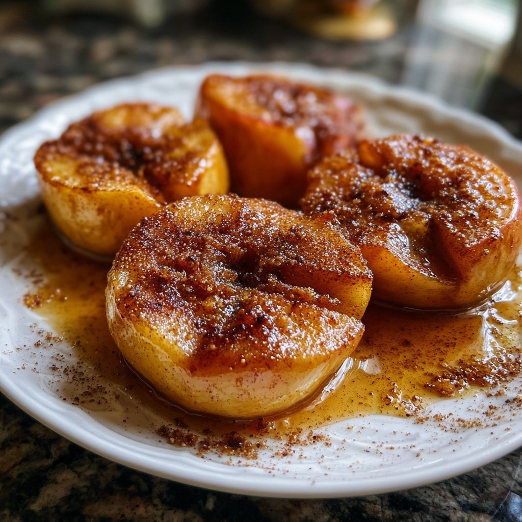Honey Baked Apples with Cinnamon