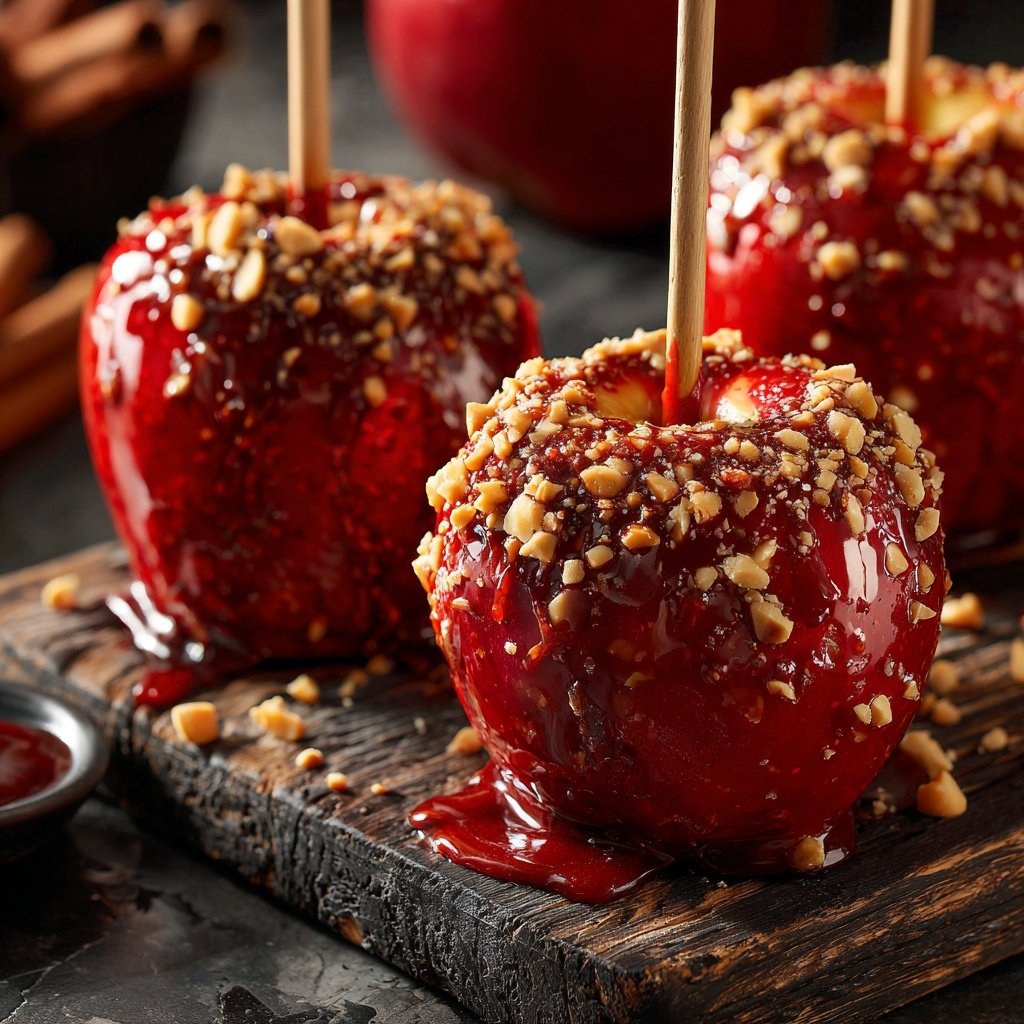 Homemade Cinnamon Candy Apples