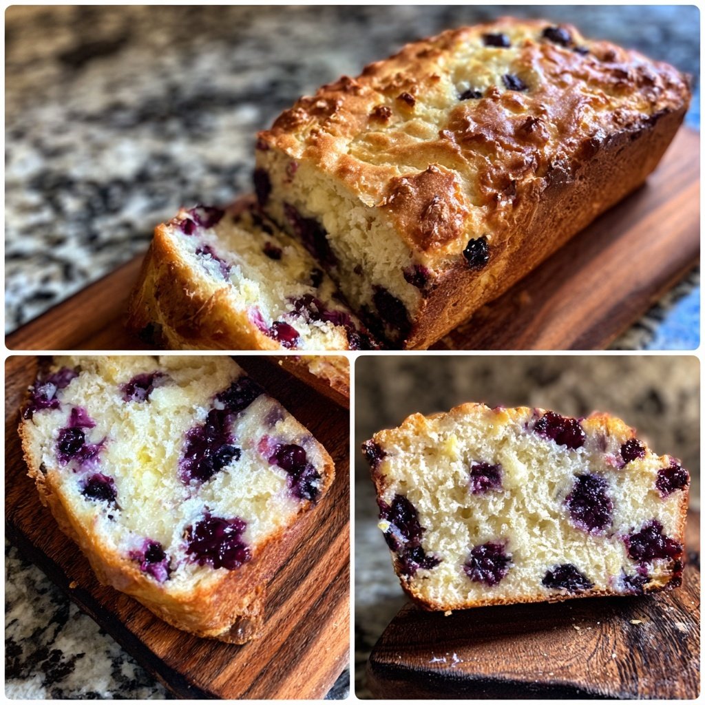 Blueberry Lemon Sourdough Bread