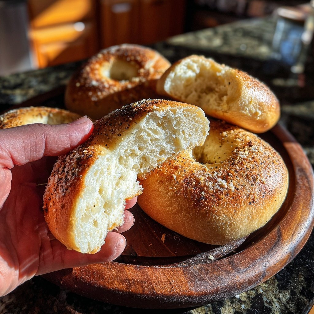 Oven Yogurt Bagels With Flour