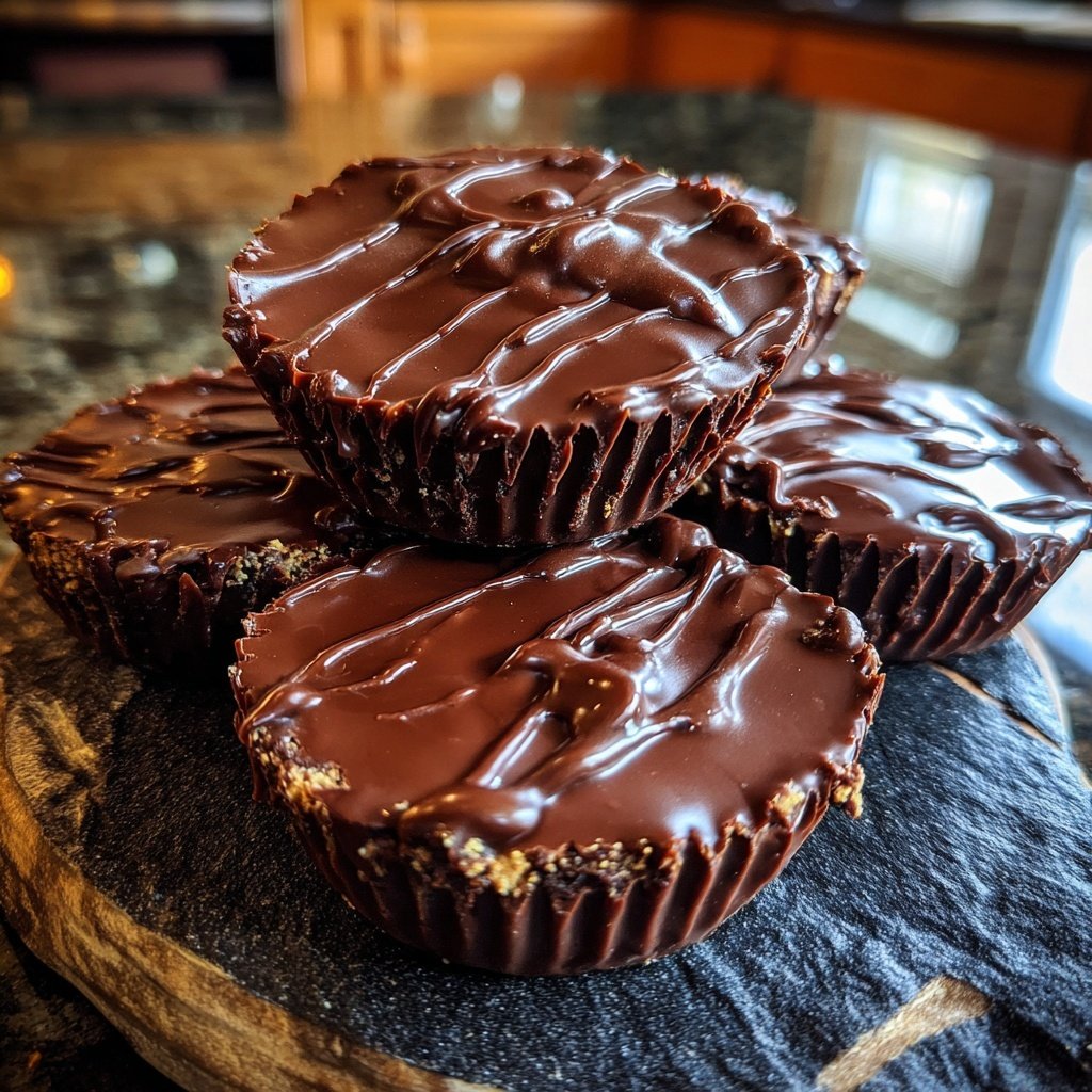 Homemade Reese’s Cups with Espresso Flavor