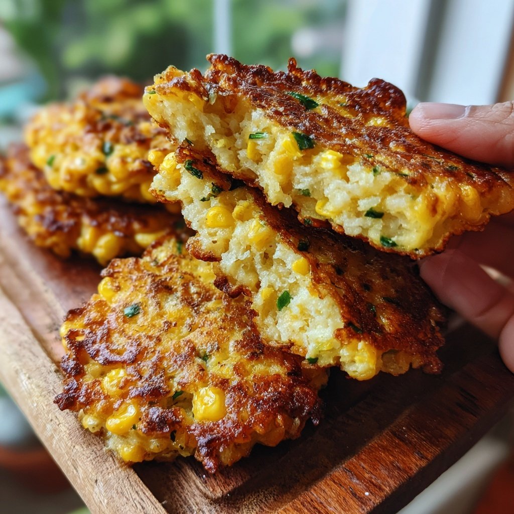 Jamaican Sweet Corn Fritters