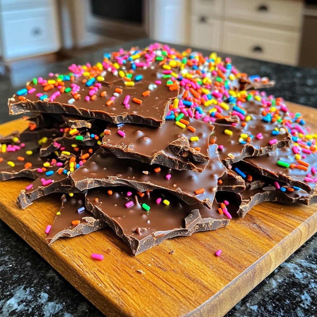 Valentines Snacks Mini Chocolate Bark