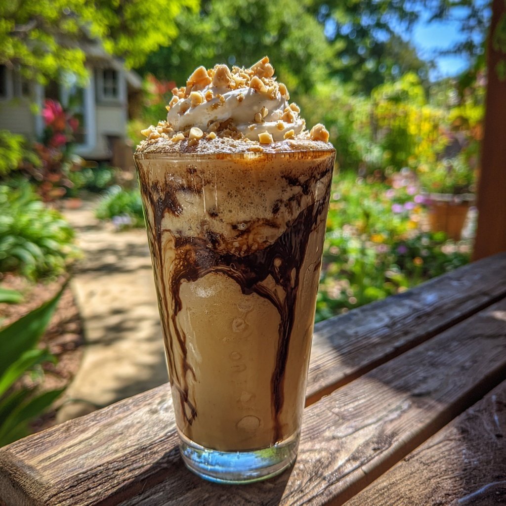 Vanilla Hazelnut Frozen Coffee