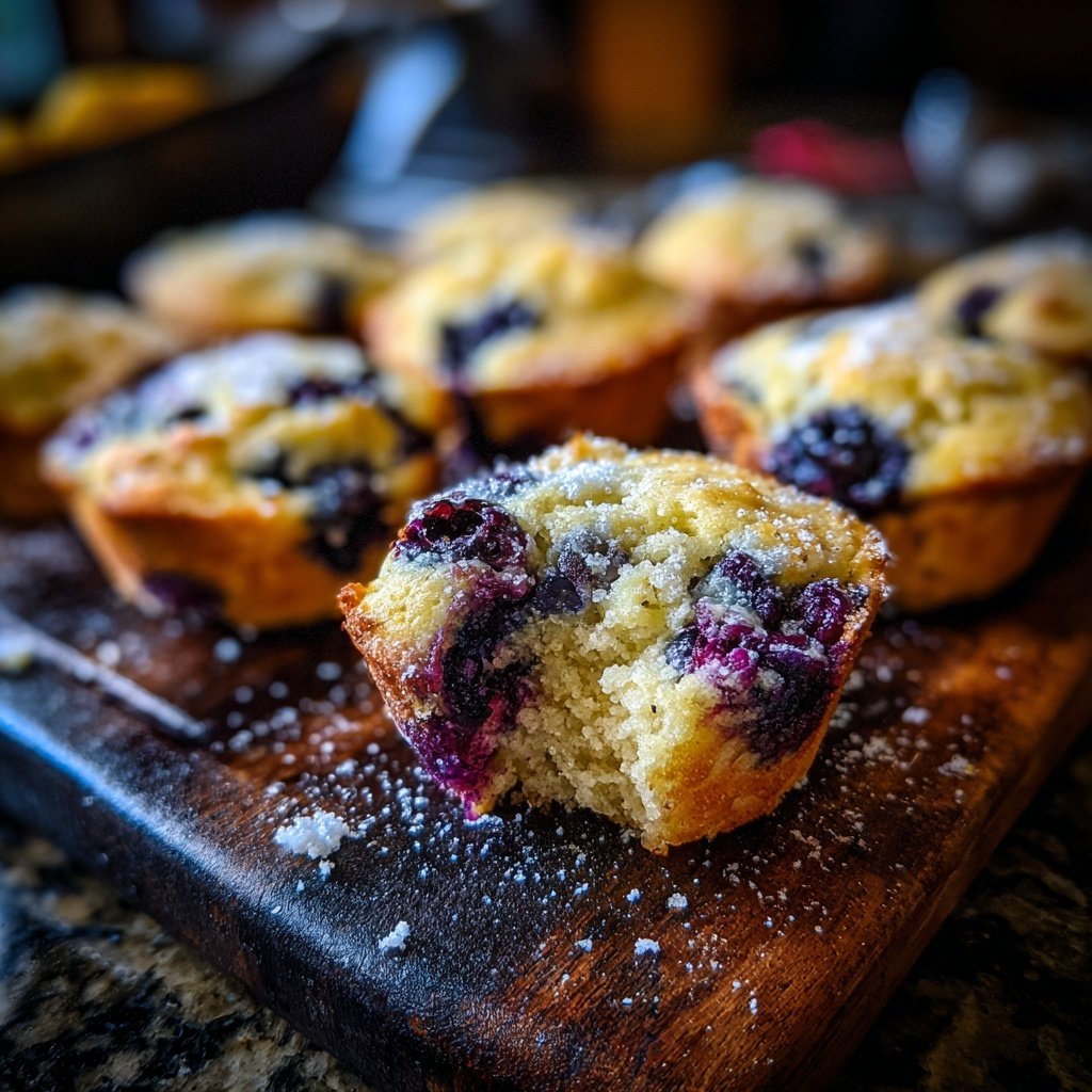 Blueberry Lemon Breakfast Muffins