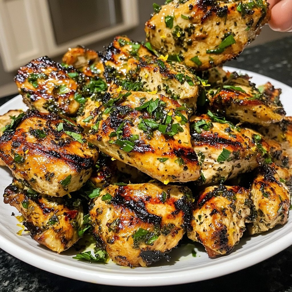 Grilled Lemon Herb Chicken Bowl