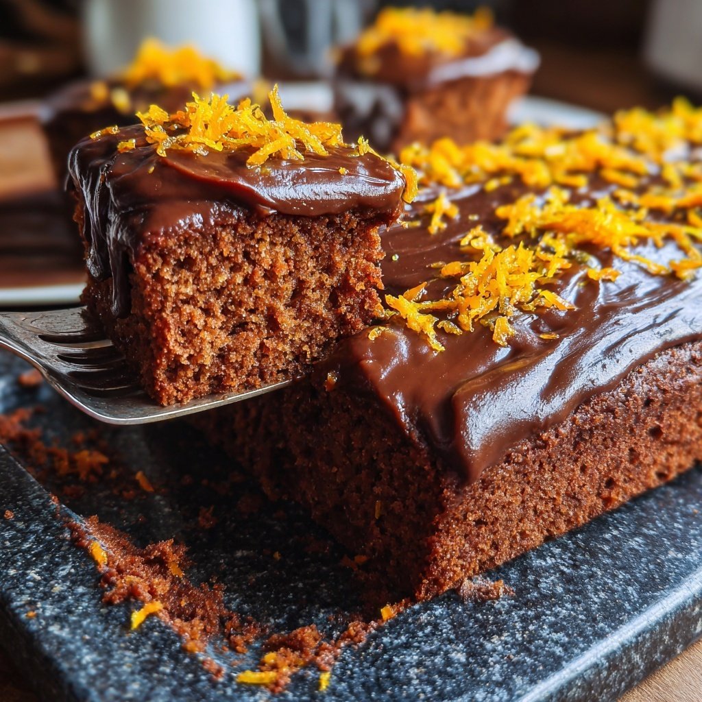Chocolate Orange Sheet Cake