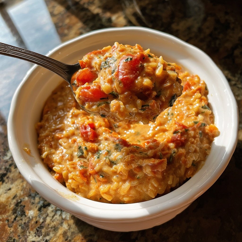 Creamy Tomato Lentil Rice